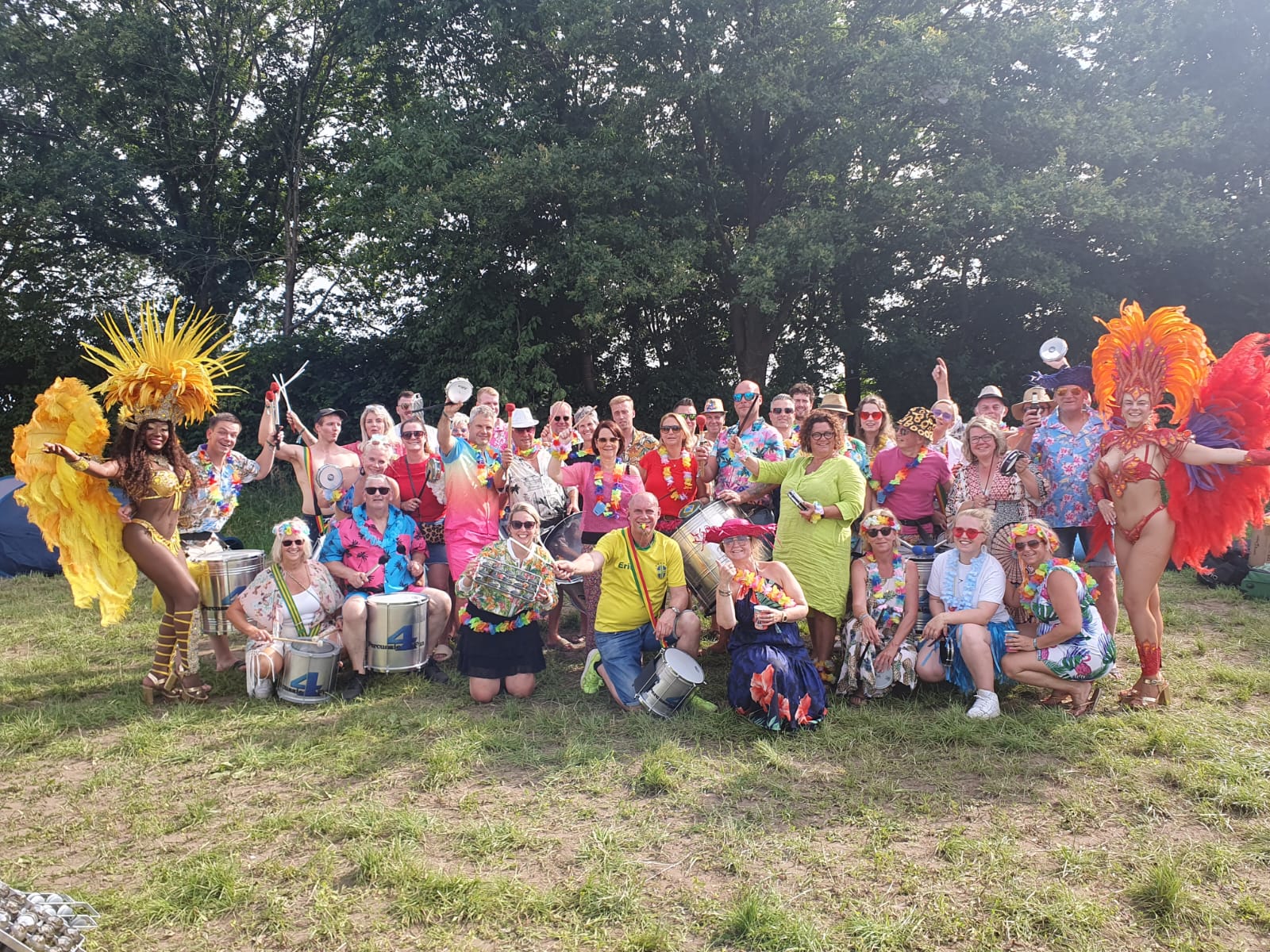 Leuke resensie, review tijdens de workshop percussie op de Zwarte Cross